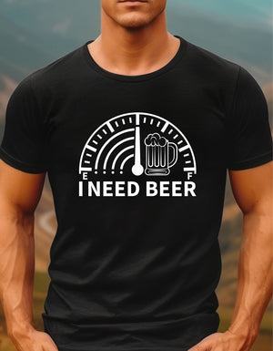Ocean and 7th O7NEEDBEERX Men's T-Shirt I Need Beer