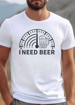 Ocean and 7th O7NEEDBEERX Men's T-Shirt I Need Beer