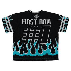 First Row FRW1002 Men's Graphic Stadium Jacquard Sweater Black