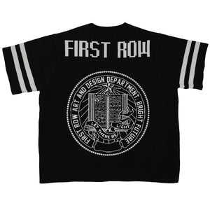 First Row FRW1001 Men's Graphic Stadium Jacquard Sweater Black