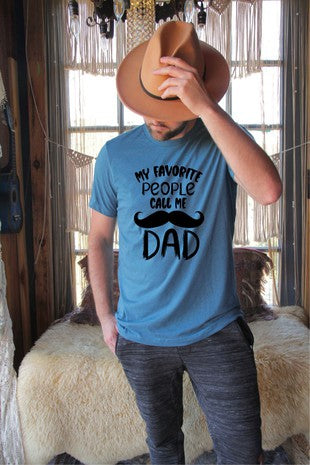 Ocean and 7th O7PAPAX Men's My Favorite People Call Me Dad Graphic Tee