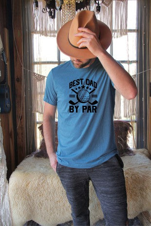 Ocean and 7th O7PAR Men's Best Dad by Par Graphic Tee