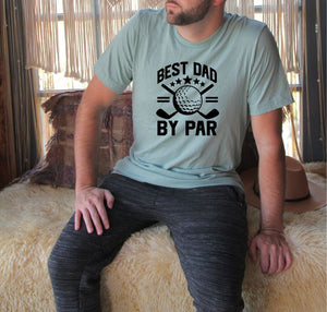 Ocean and 7th O7PAR Men's Best Dad by Par Graphic Tee