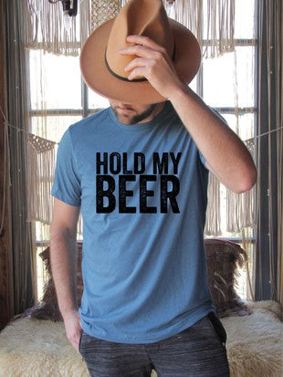 Ocean and 7th 07HMB0X Men's Hold My Beer Graphic Tee