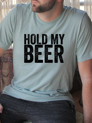 Ocean and 7th 07HMB0X Men's Hold My Beer Graphic Tee