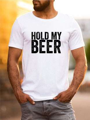 Ocean and 7th 07HMB0 Men's Hold My Beer Graphic Tee