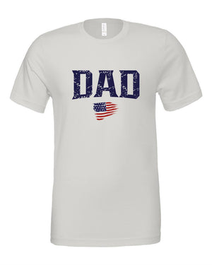 Ocean and 7th O7USADADX Men's T-Shirt USA Dad Graphic