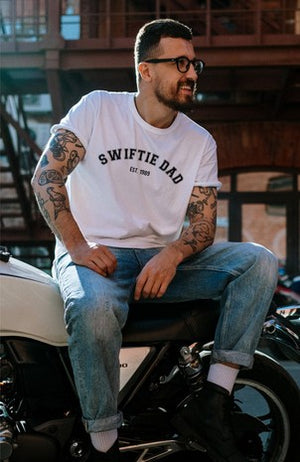 Ocean and 7th O7SWDADX Men's T-Shirt Swiftie Dad EST 1989