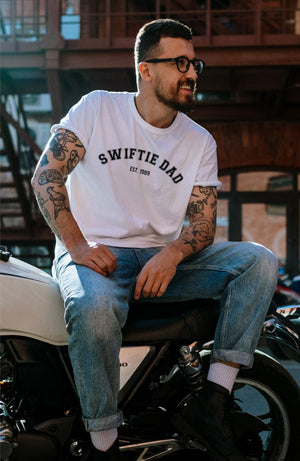 Ocean and 7th O7SWDADX Men's T-Shirt Swiftie Dad EST 1989