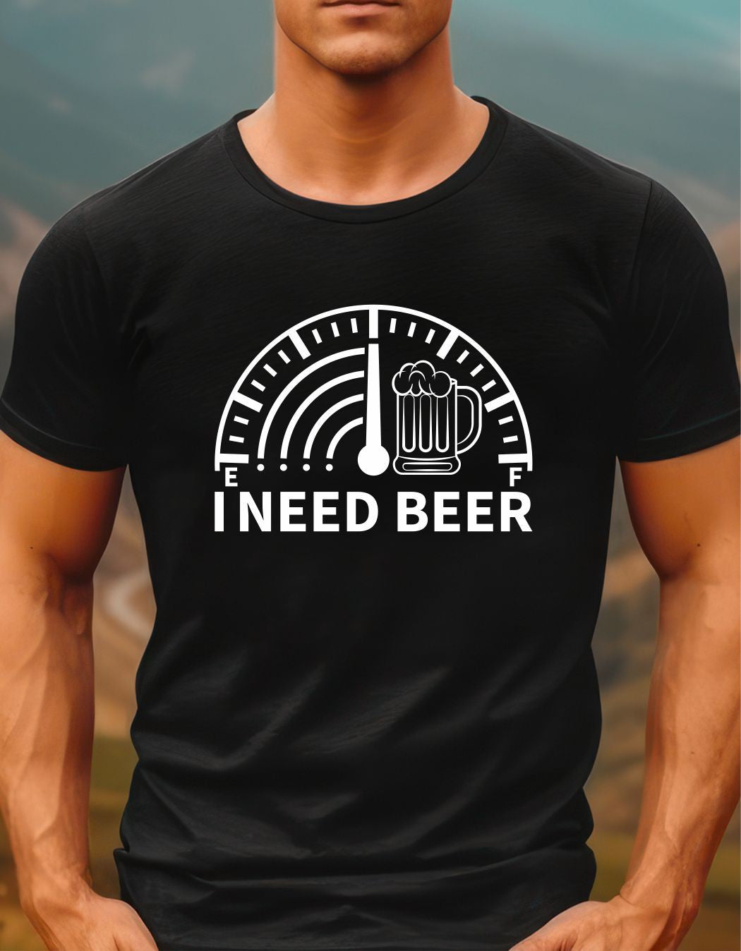 Ocean and 7th O7NEEDBEERX Men's T-Shirt I Need Beer