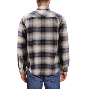 VKwear Men's 100% Cotton Long Sleeve Plaid Flannel Snap Button Shirt