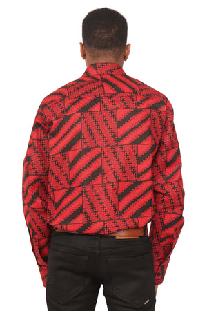 Satsuma Wholesale Men's African Full Sleeves Cotton Shirt
