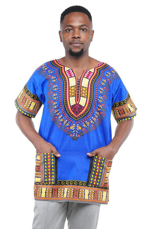 Satsuma Wholesale Men's Traditional Dashiki Embroidered Cotton Shirt