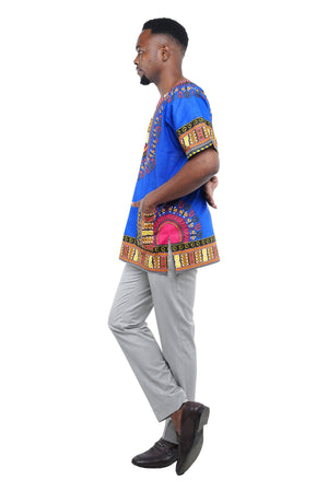 Satsuma Wholesale Men's Traditional Dashiki Embroidered Cotton Shirt