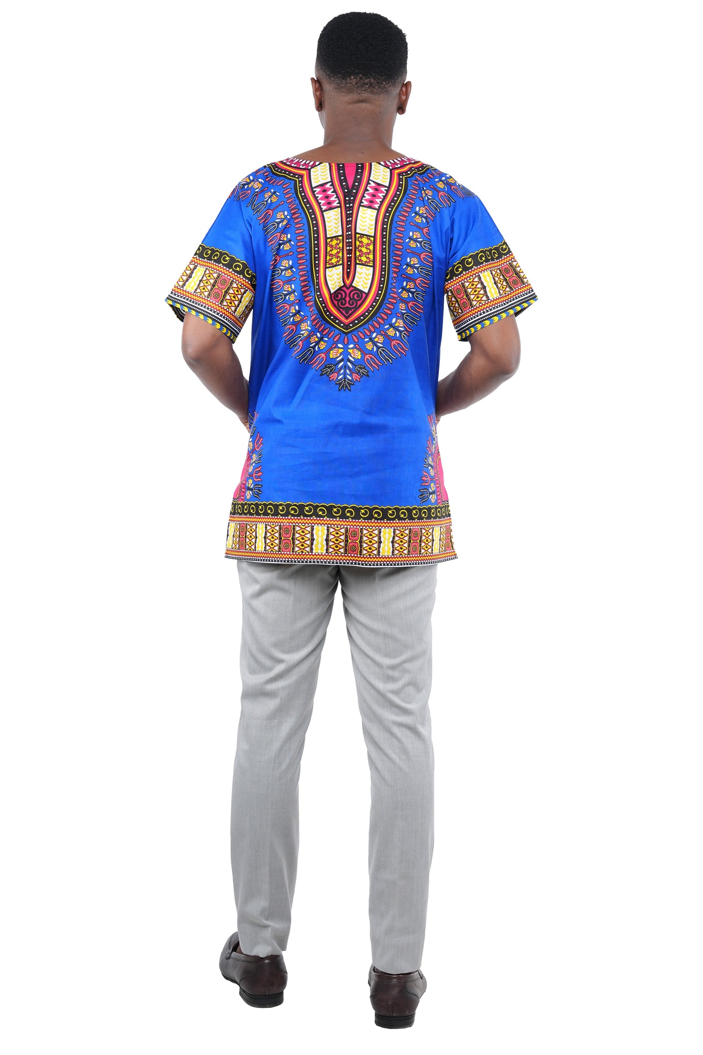 Satsuma Wholesale Men's Traditional Dashiki Embroidered Cotton Shirt