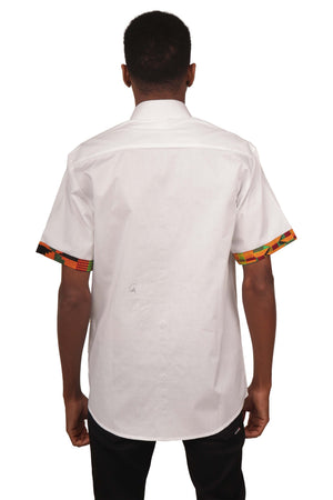 Satsuma Wholesale SP-SAT20250328713741 Men's African Print Half Sleeve Shirt
